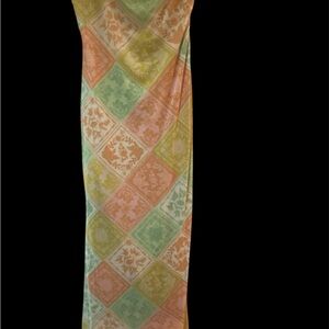 Floral Diamond Pattern Tube top dress size large